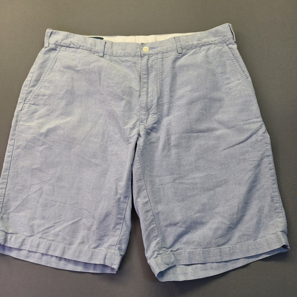Polo Ralph Lauren Preston Short Mens 36 Light Blue Oxford Cotton Chino Shorts